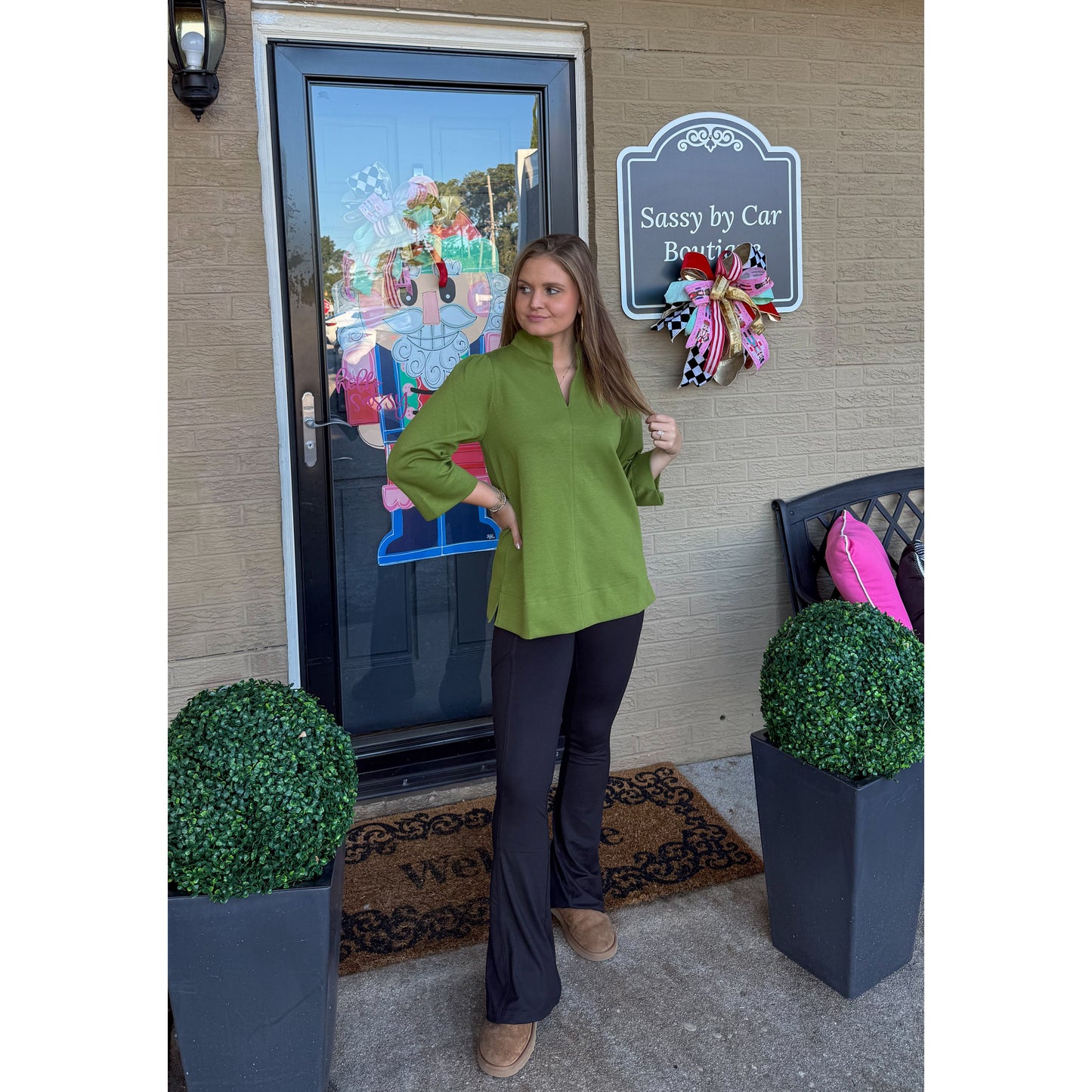 Sarah Top, Olive Green