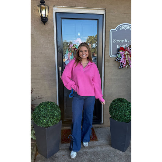 Monroe Sweater, Pink