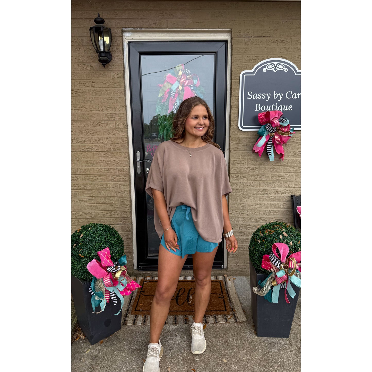 Lou Oversized Top, Mocha