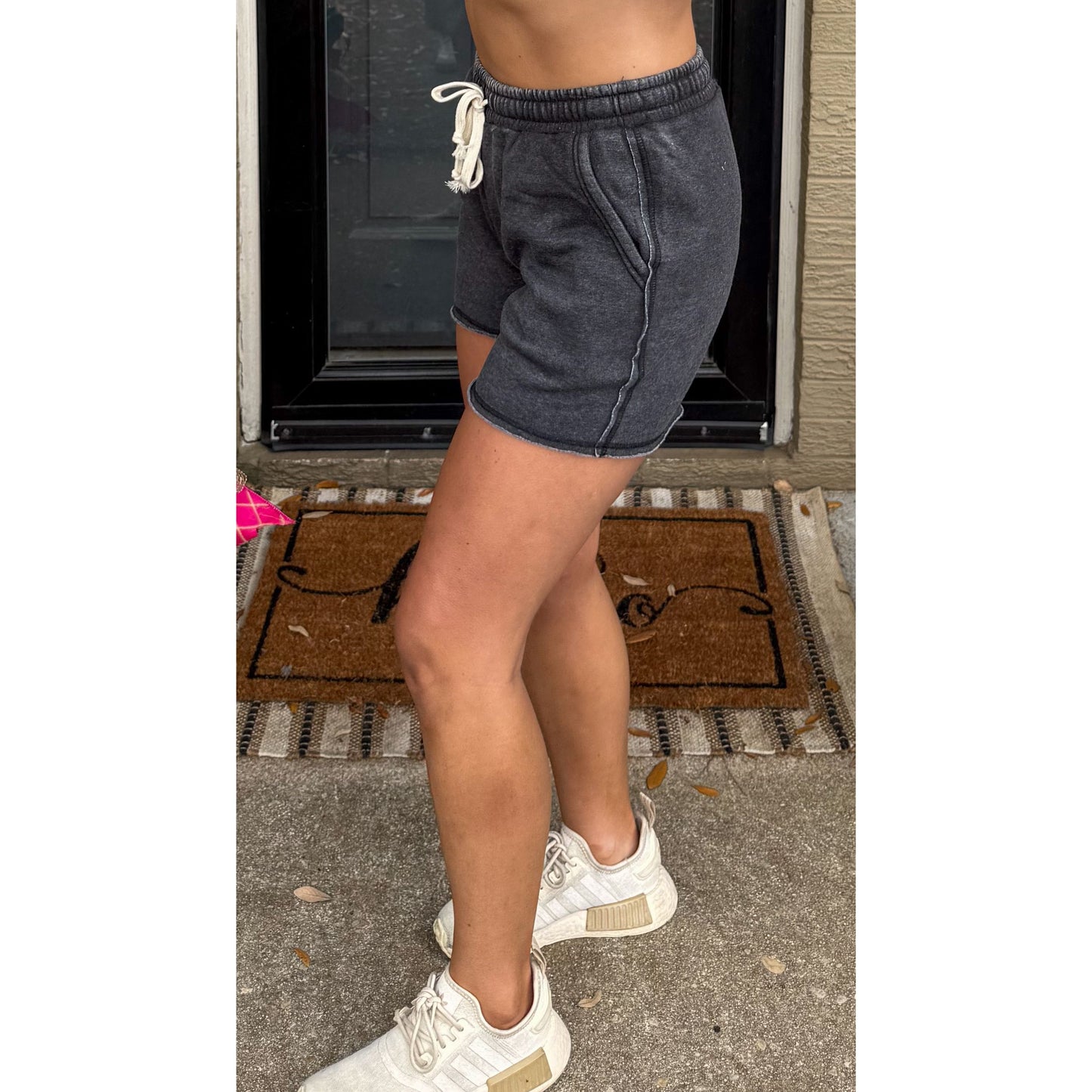 Isla Lounge Shorts, Charcoal