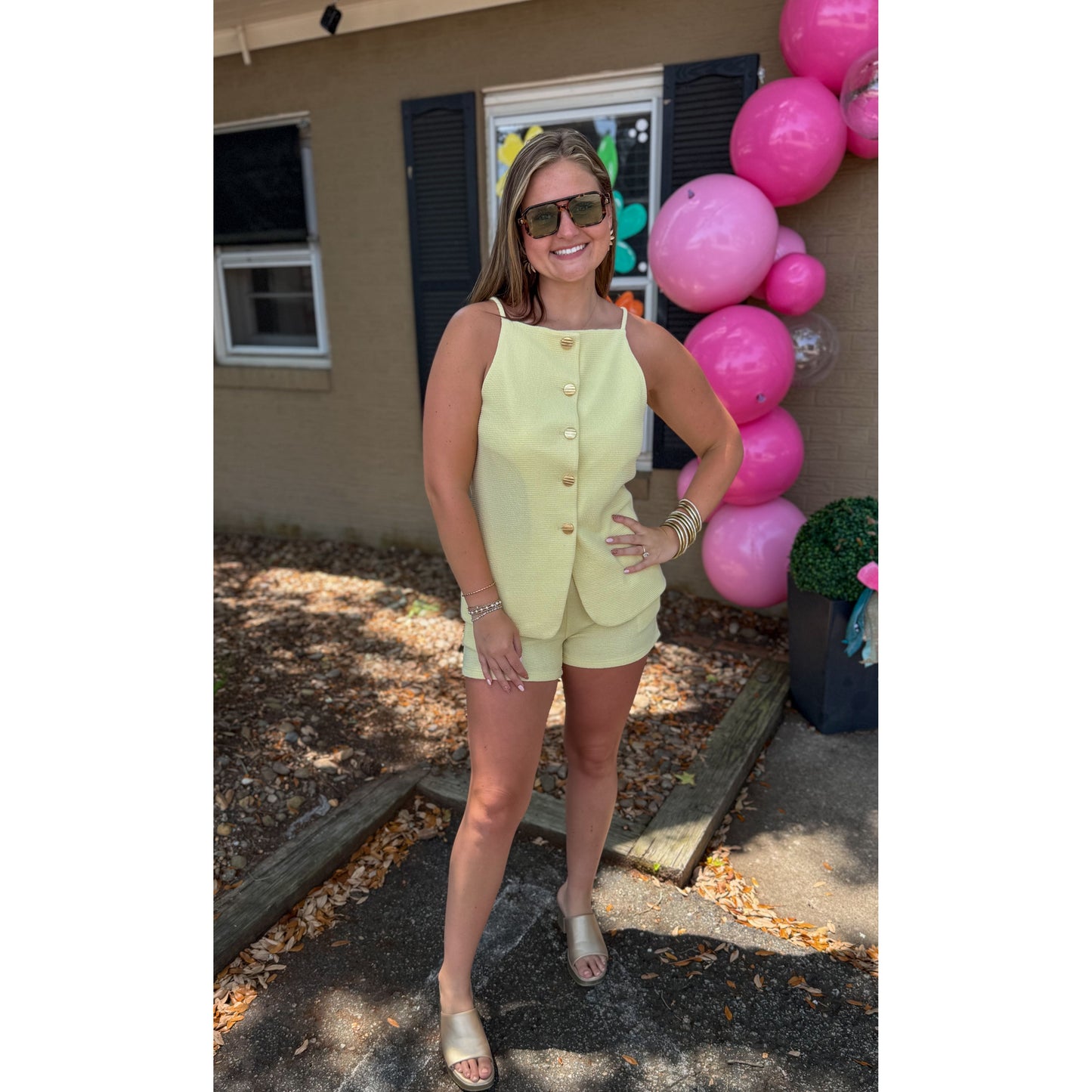 Kara Butter Yellow Set