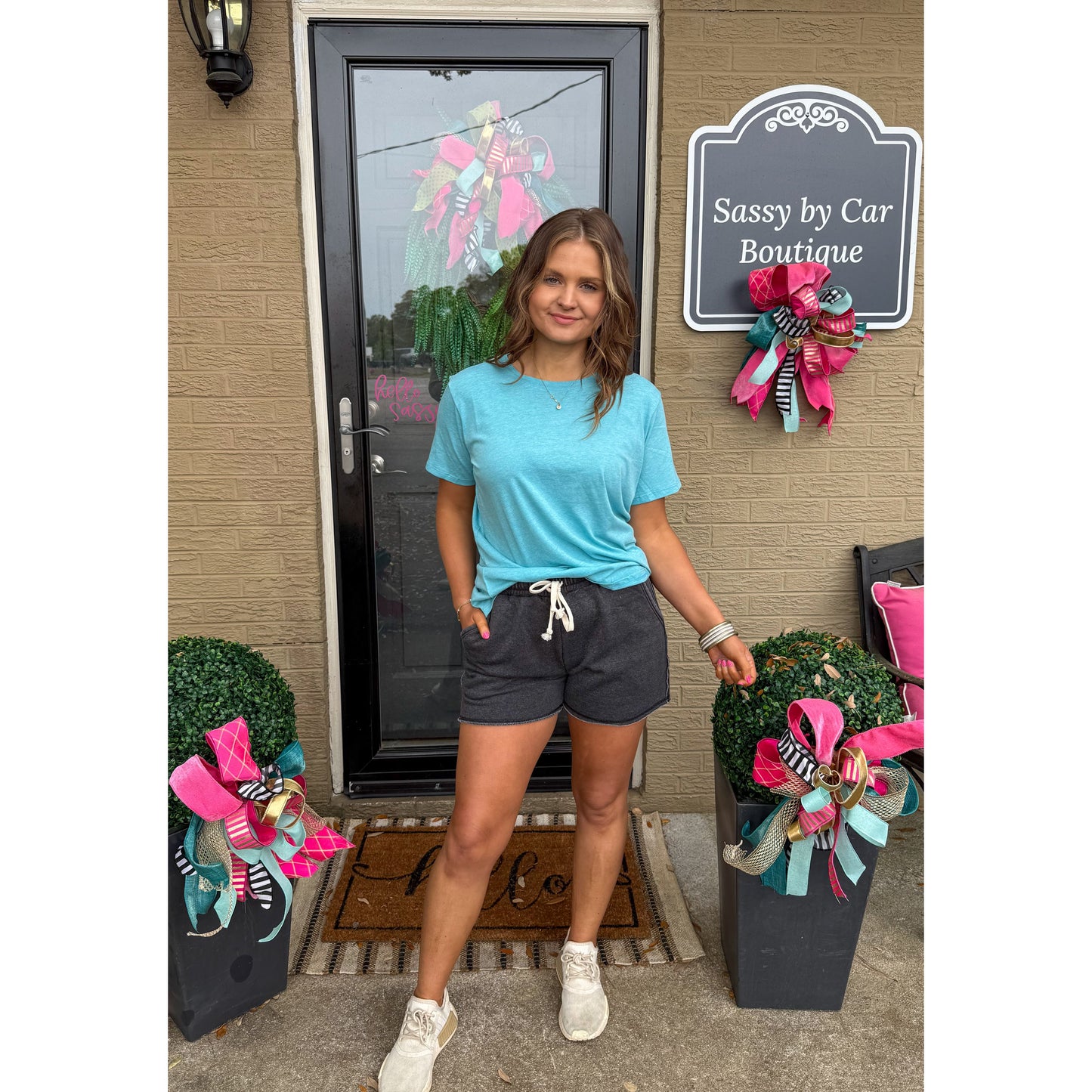 Gracie Top, Sky Blue