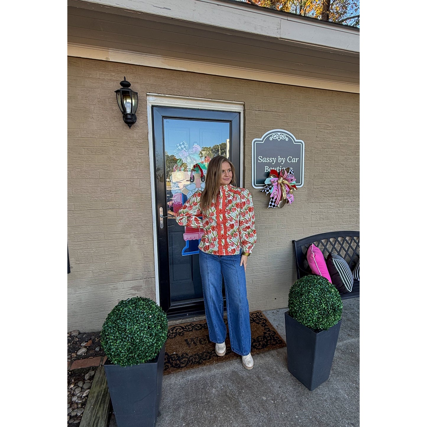 Tulip Pattern Blouse