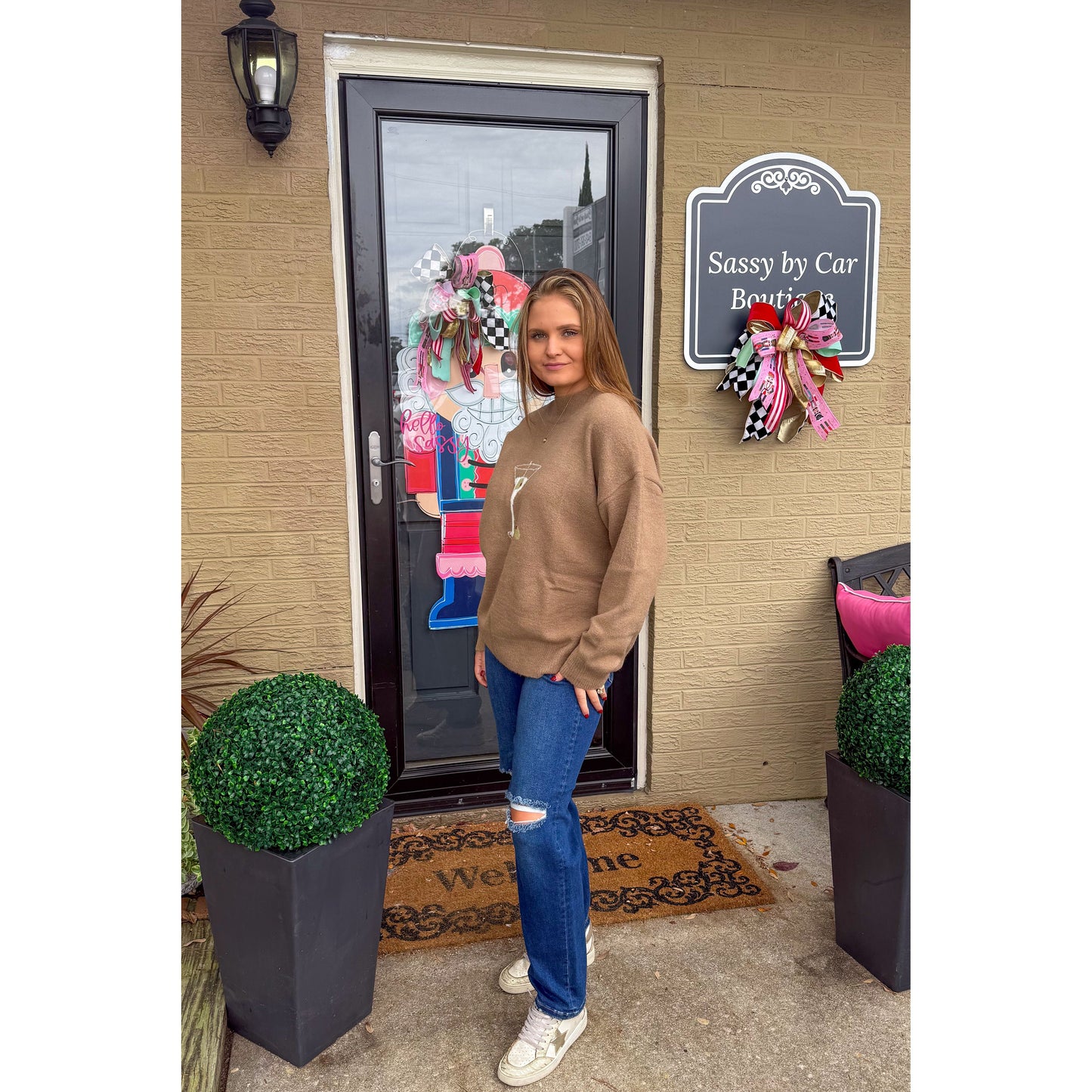 Martini Oversized Sweater, Mocha