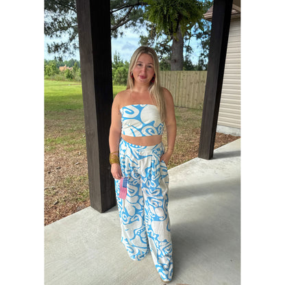 Summa Time Ready Set, Blue/Cream