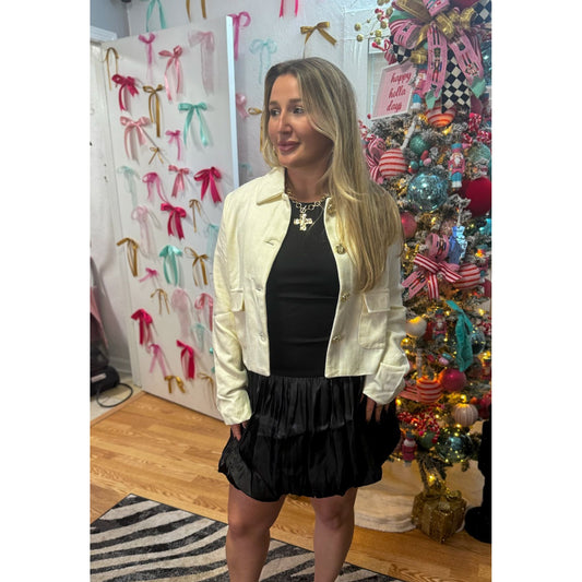 Sloane Jacket, Ivory