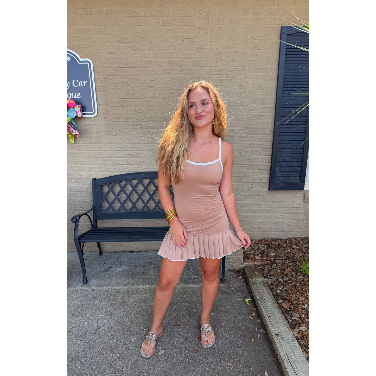 Charlie Athleisure Dress, Mocha