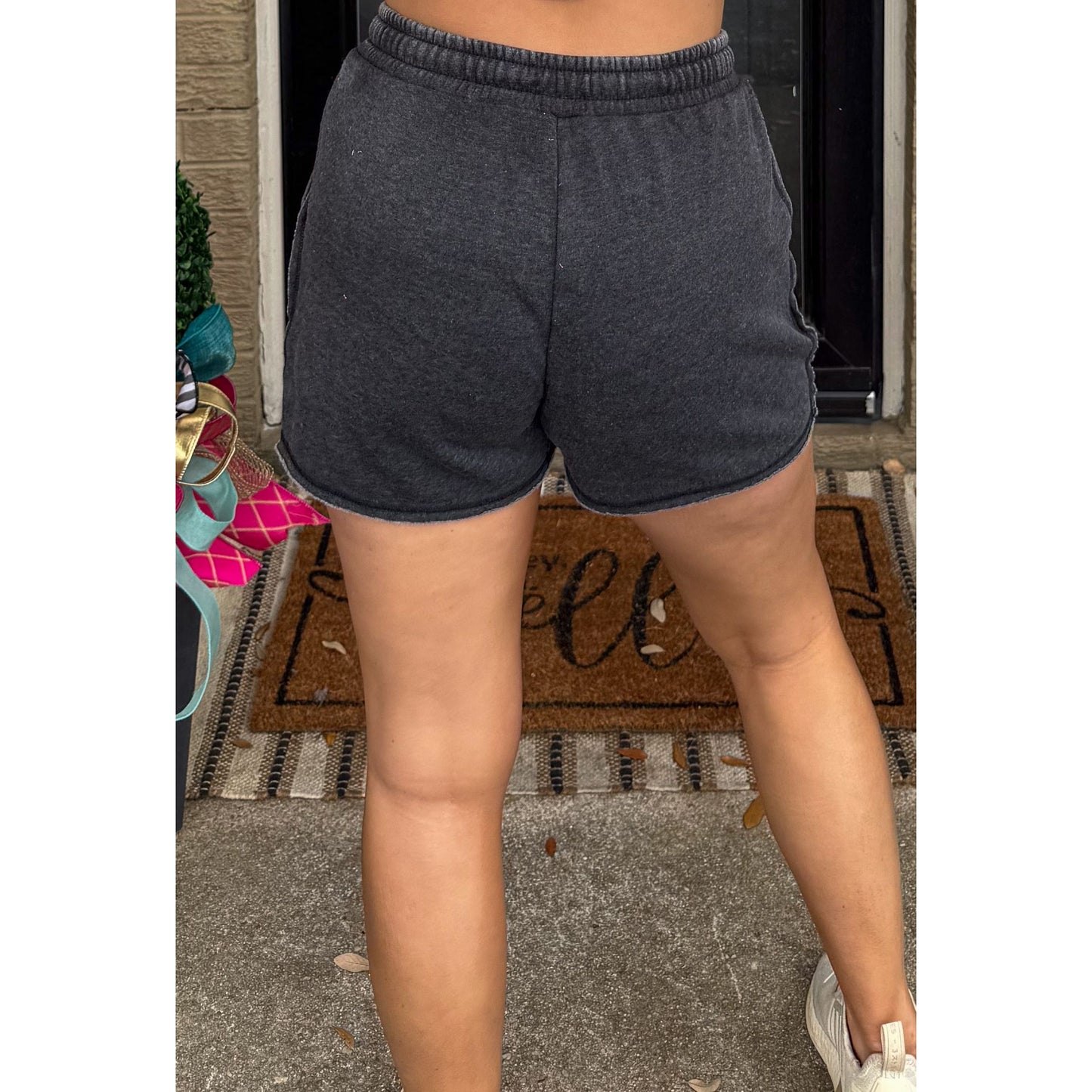 Isla Lounge Shorts, Charcoal