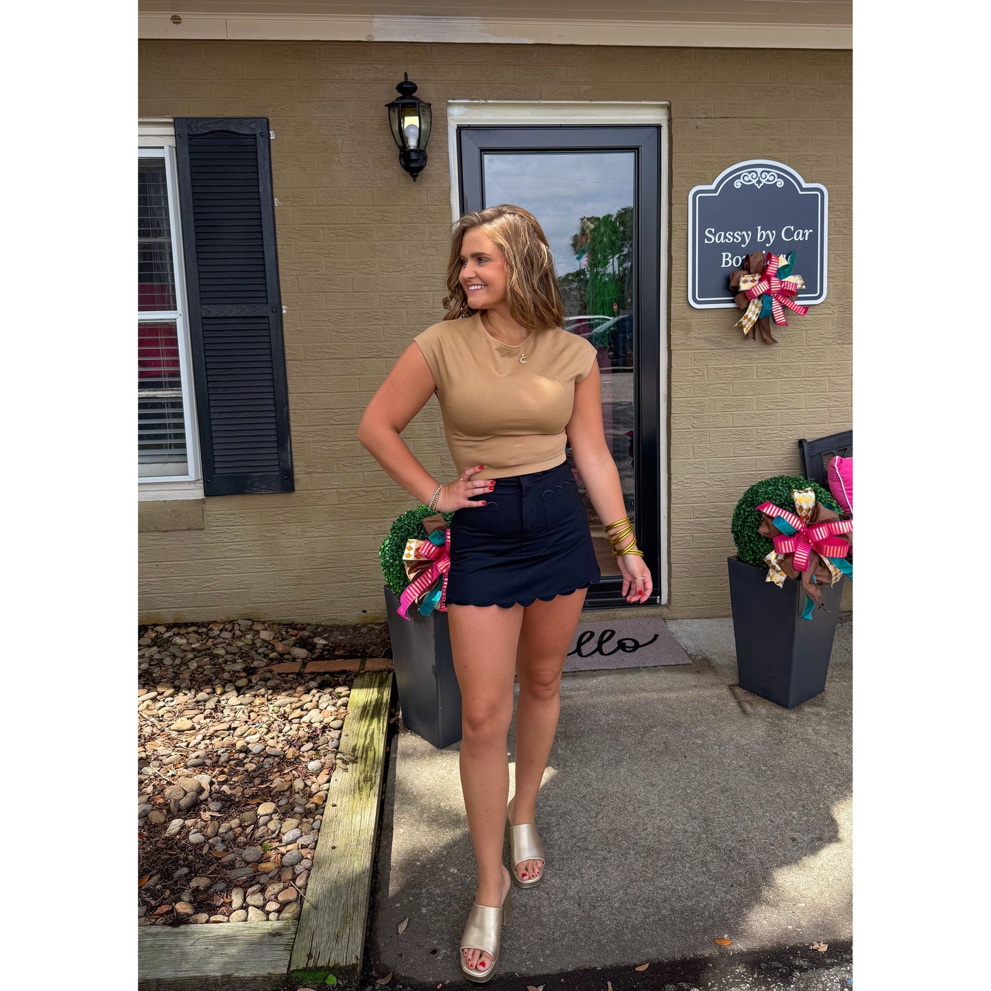 Levi Top, Taupe