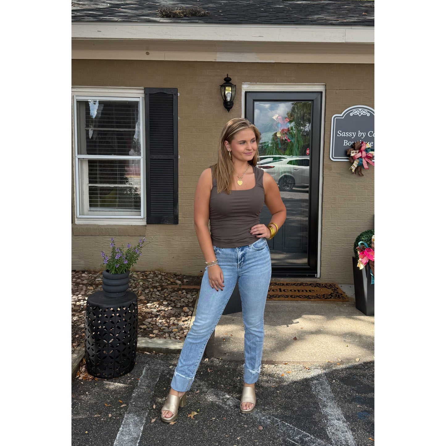 Coco Square Neck Top