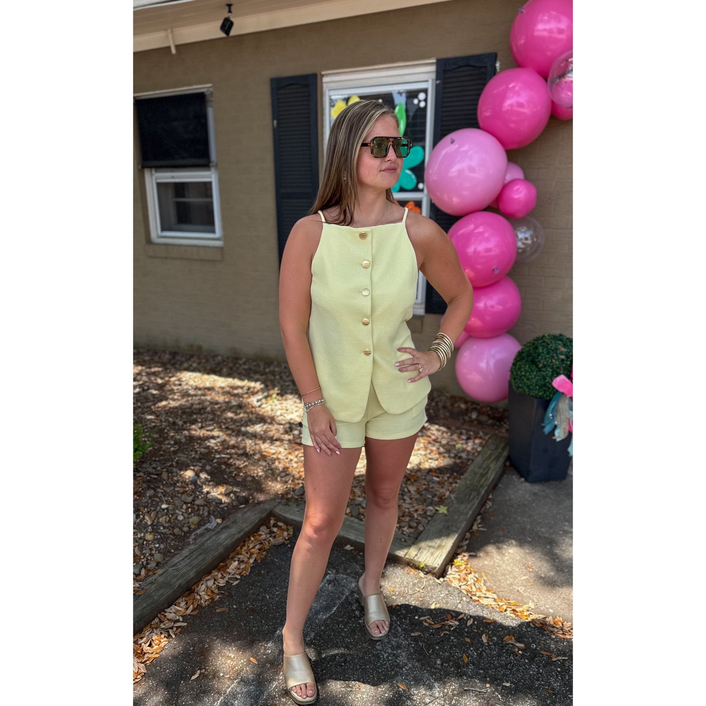 Kara Butter Yellow Set