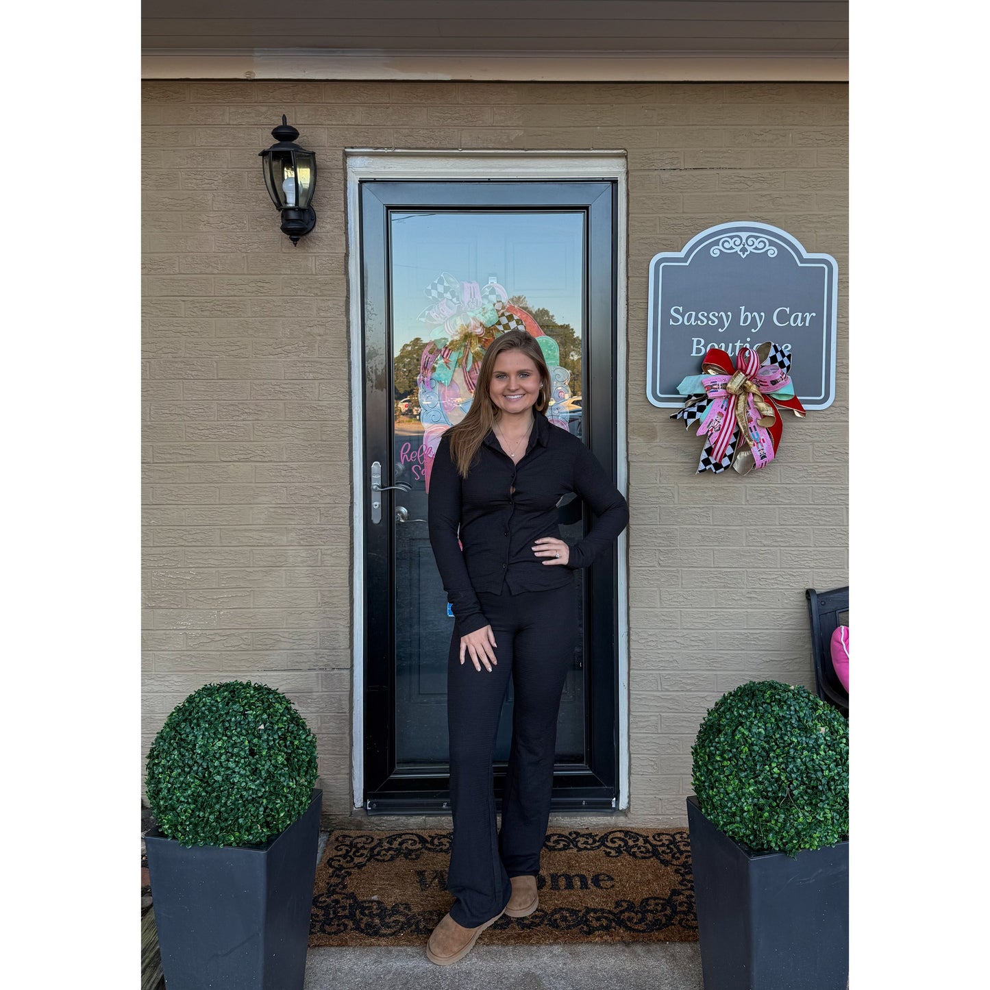 Shiloh Lounge Set, Black