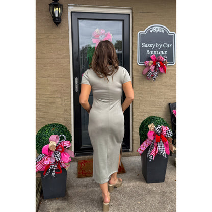 Miller Midi Dress, Sage Green