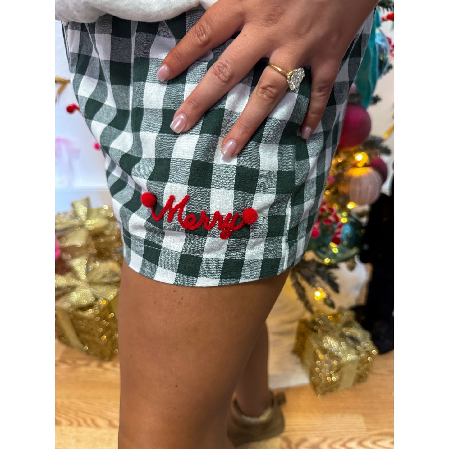 Gingham PJ Shorts