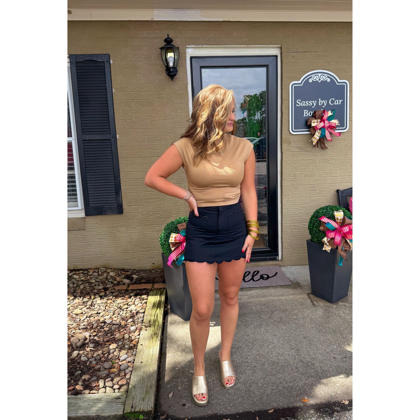 Levi Top, Taupe