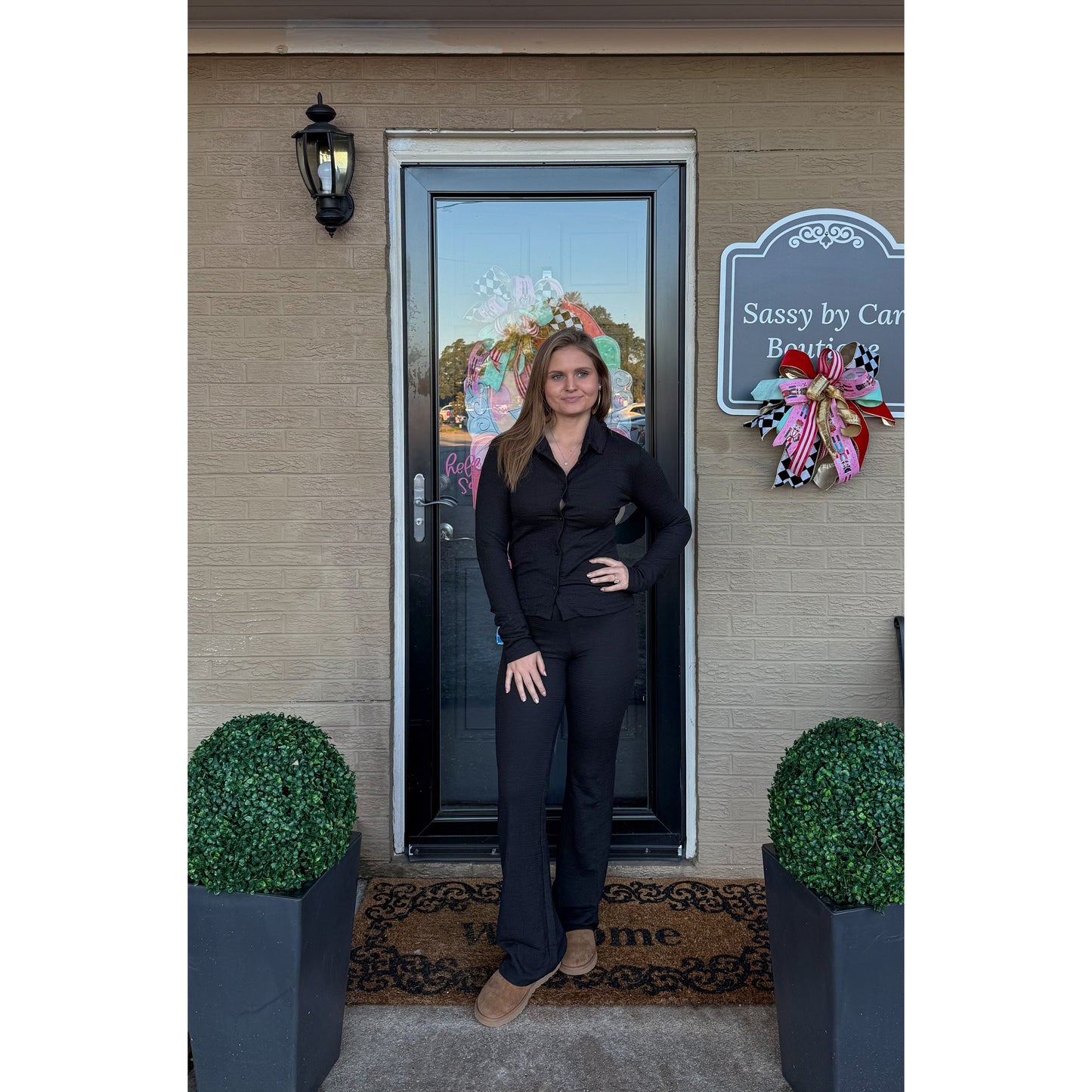 Shiloh Lounge Set, Black