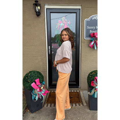 Eden Lounge Top, Sand Beige