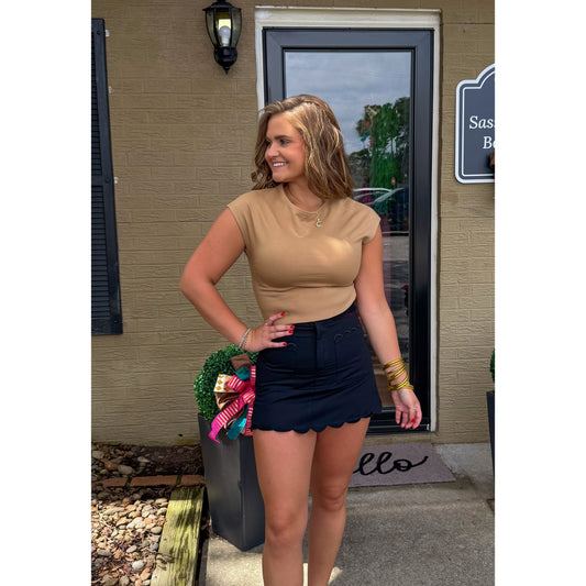Levi Top, Taupe