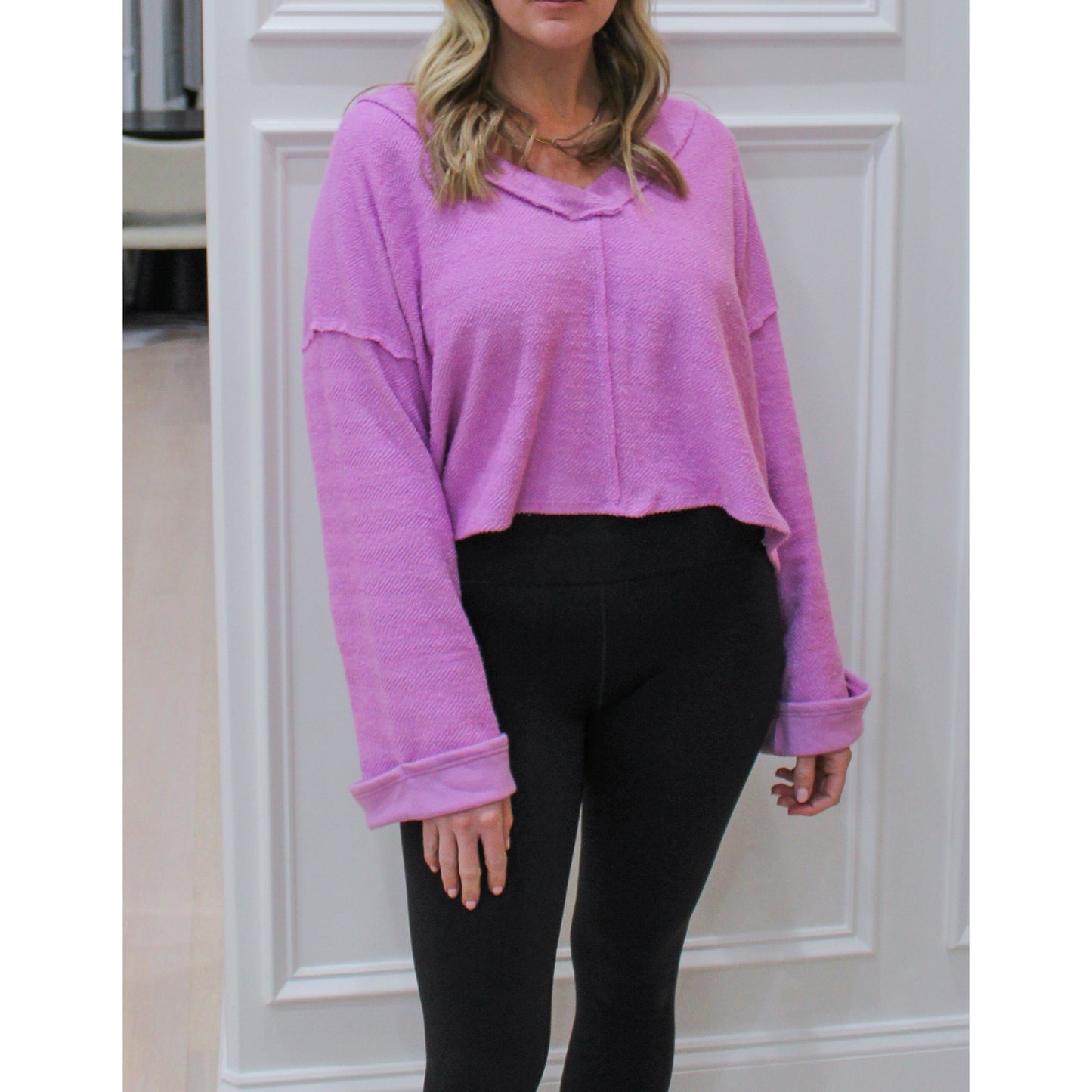 Arden Lounge Top, Lavender