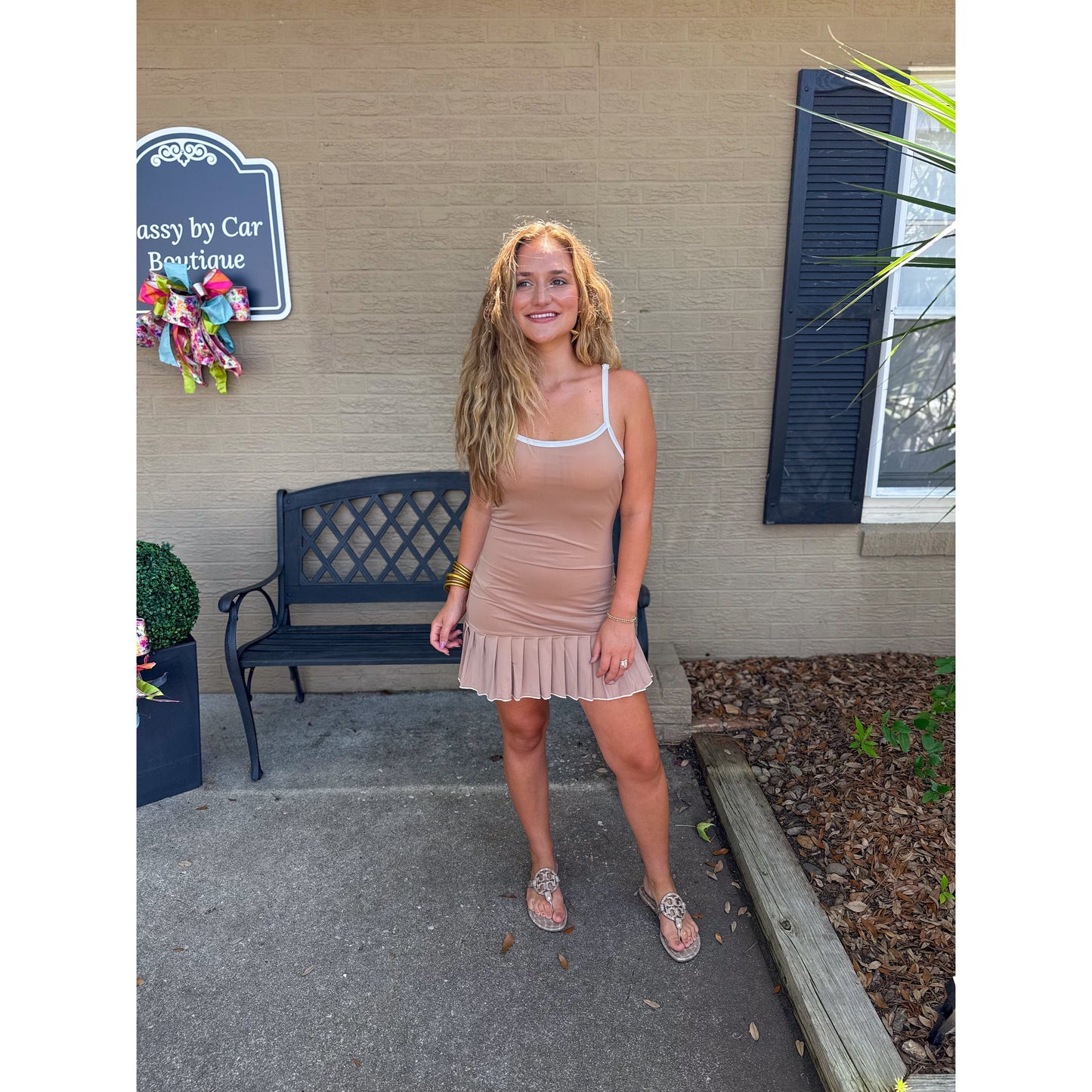 Charlie Athleisure Dress, Mocha