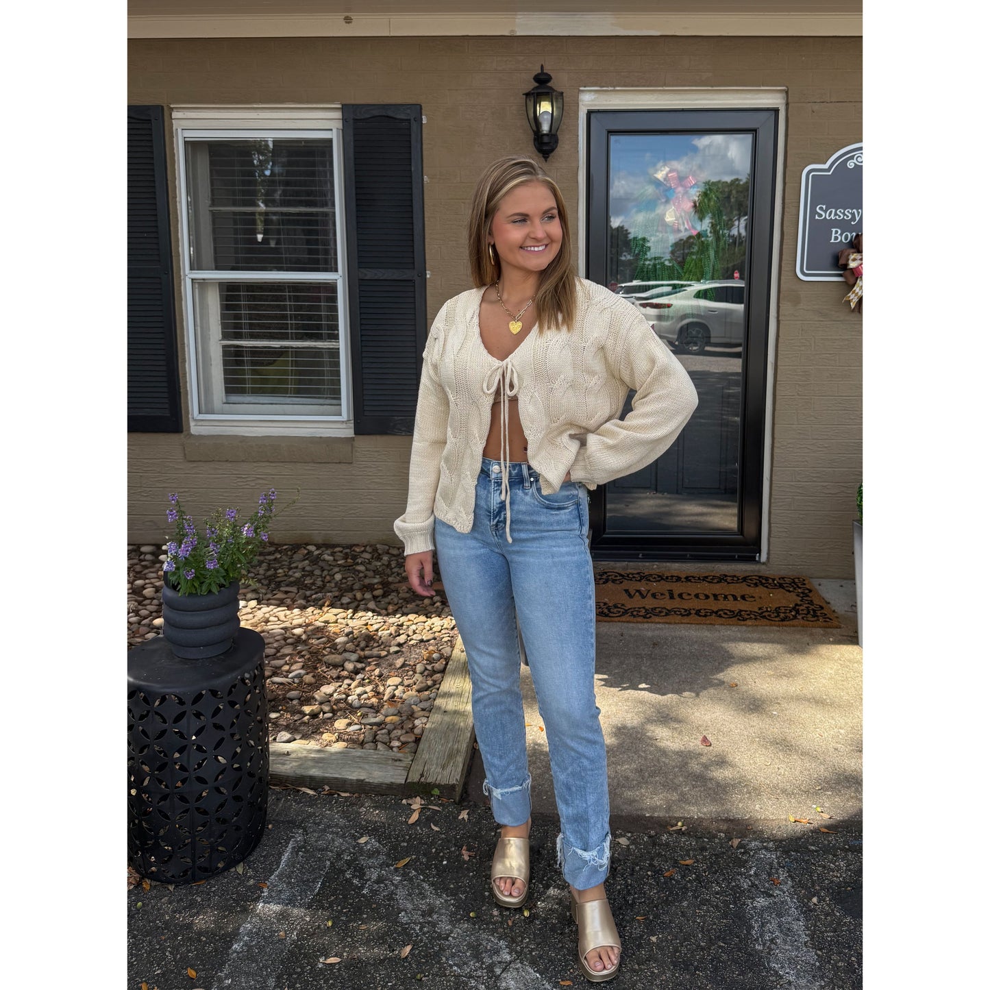 Liz Sweater, Cream