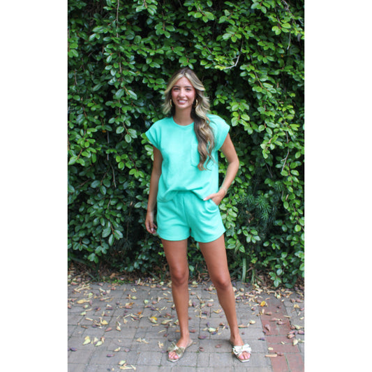 Dulce Textured Set, Mint