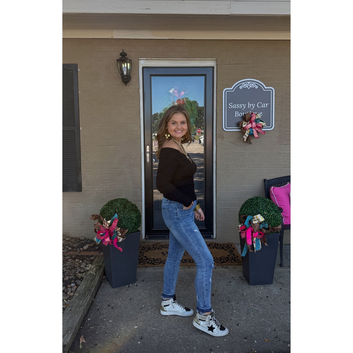 OTS Fitted Top, Black