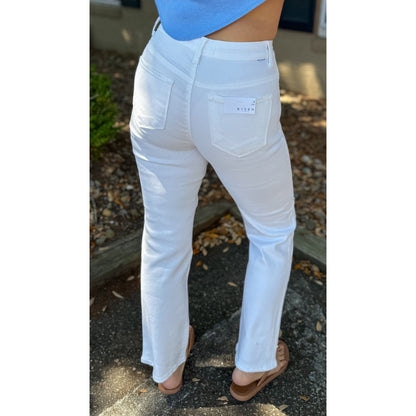 White Distressed Jeans