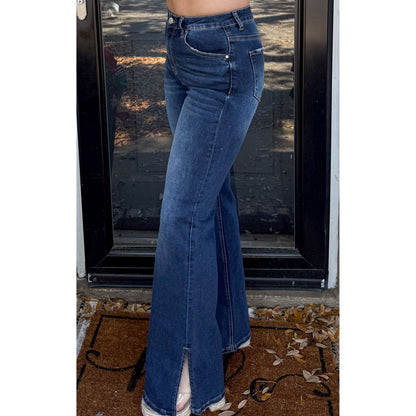 Ocean High Rise Jeans, Dark Wash
