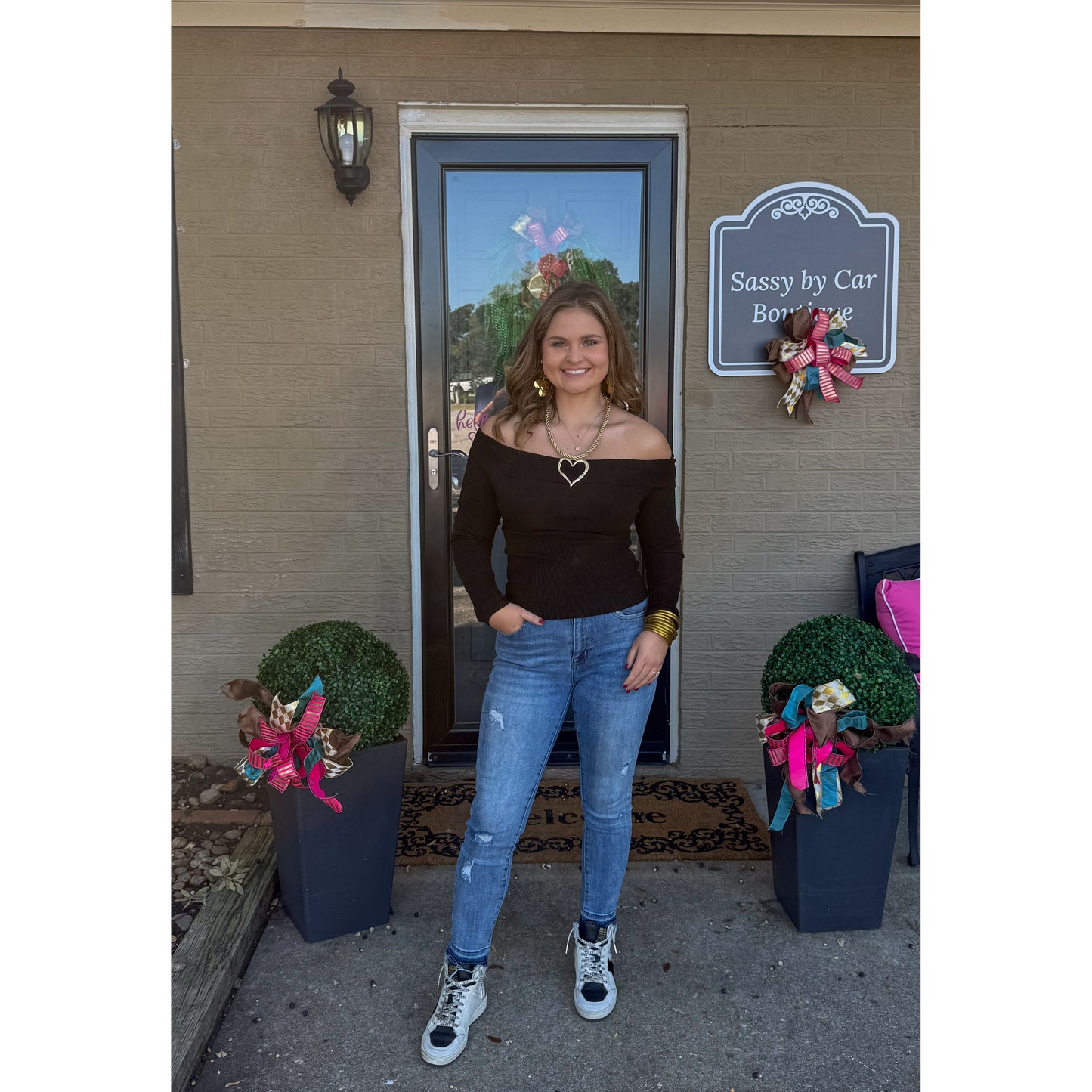 OTS Fitted Top, Black