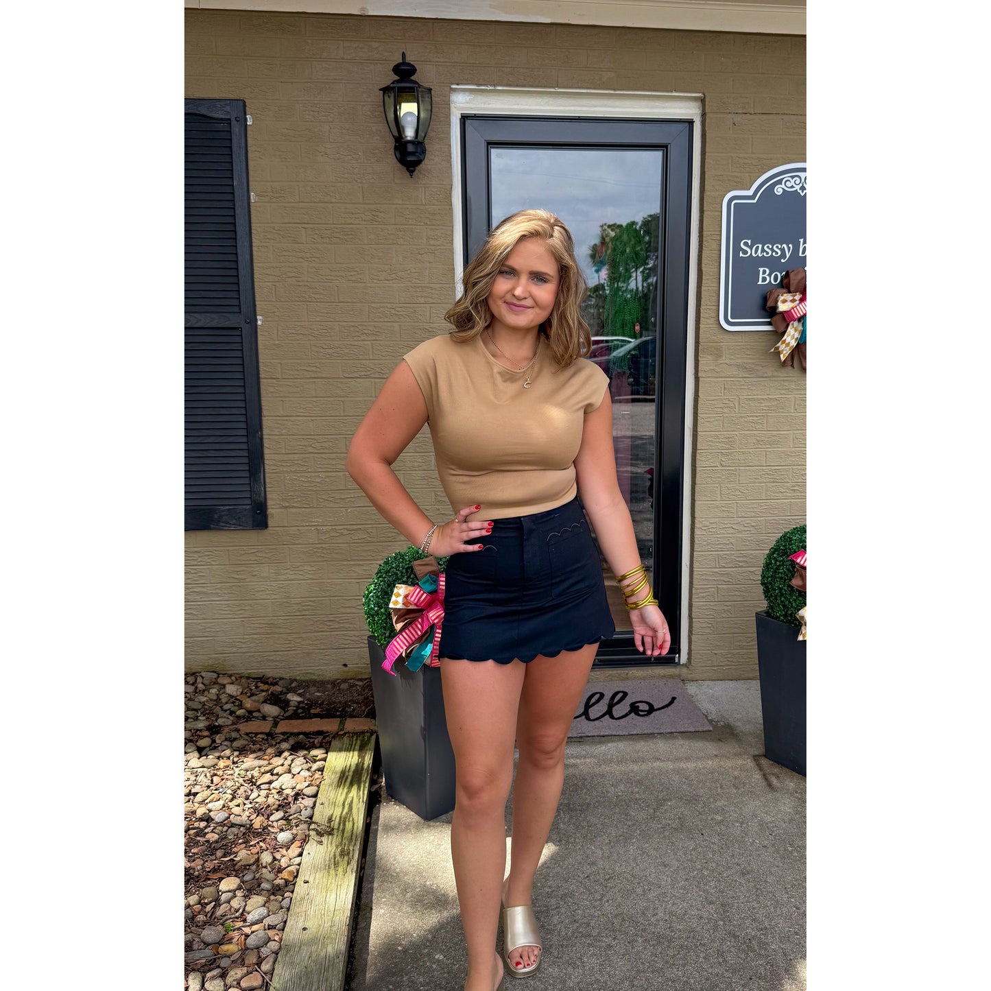 Levi Top, Taupe