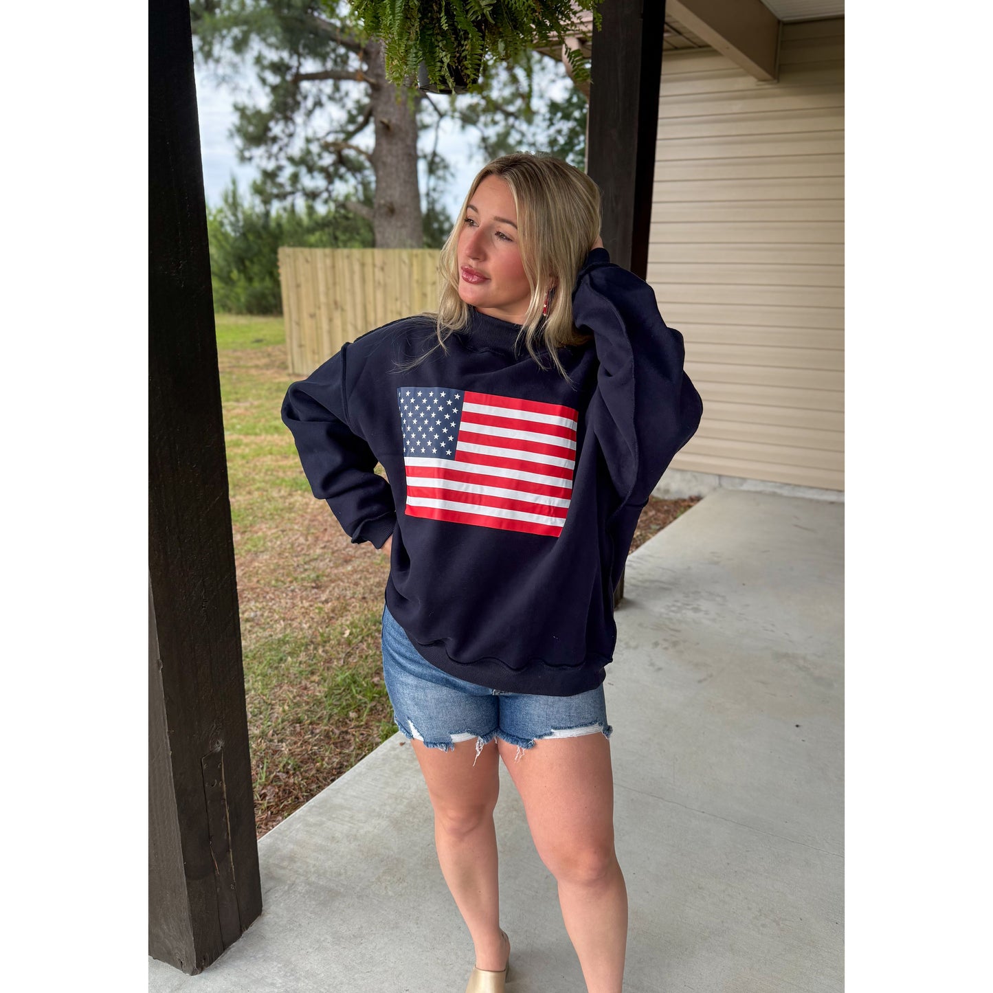 Reversible USA Sweatshirt