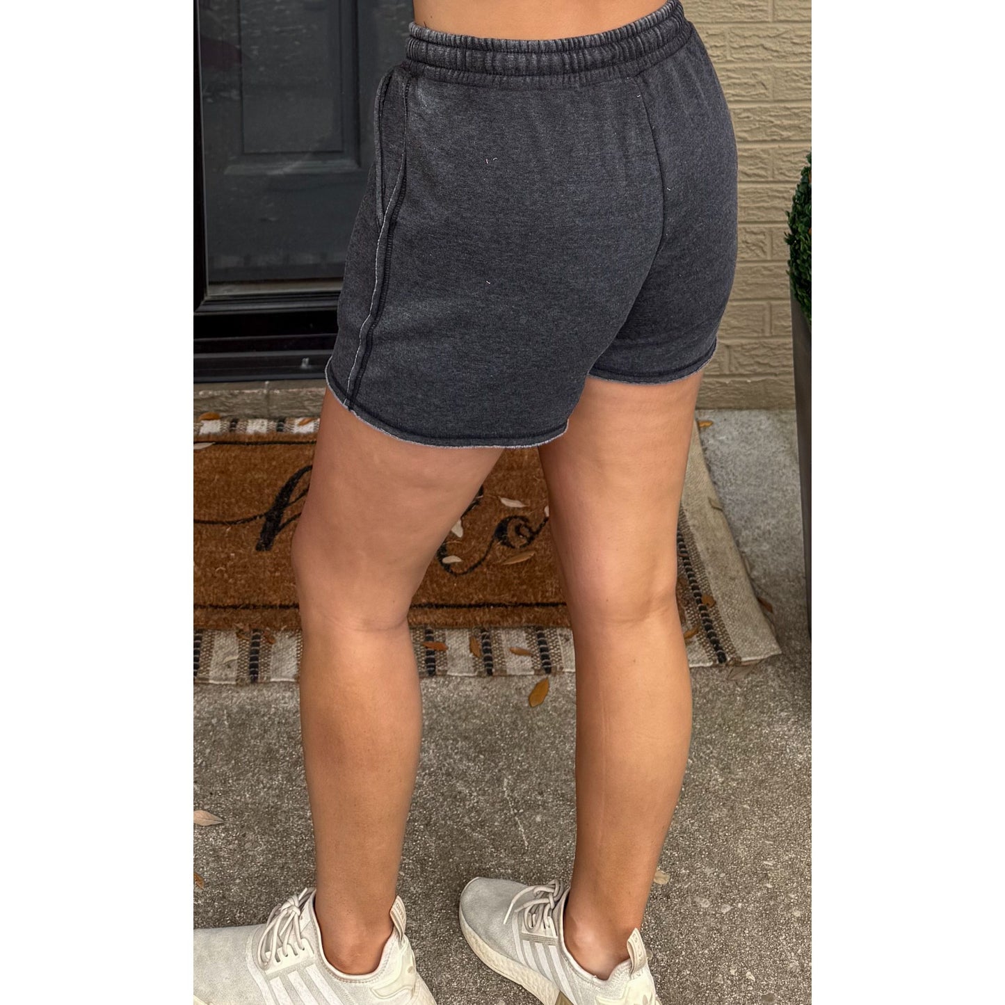 Isla Lounge Shorts, Charcoal