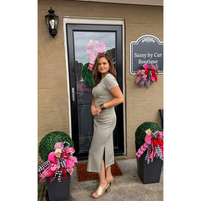 Miller Midi Dress, Sage Green