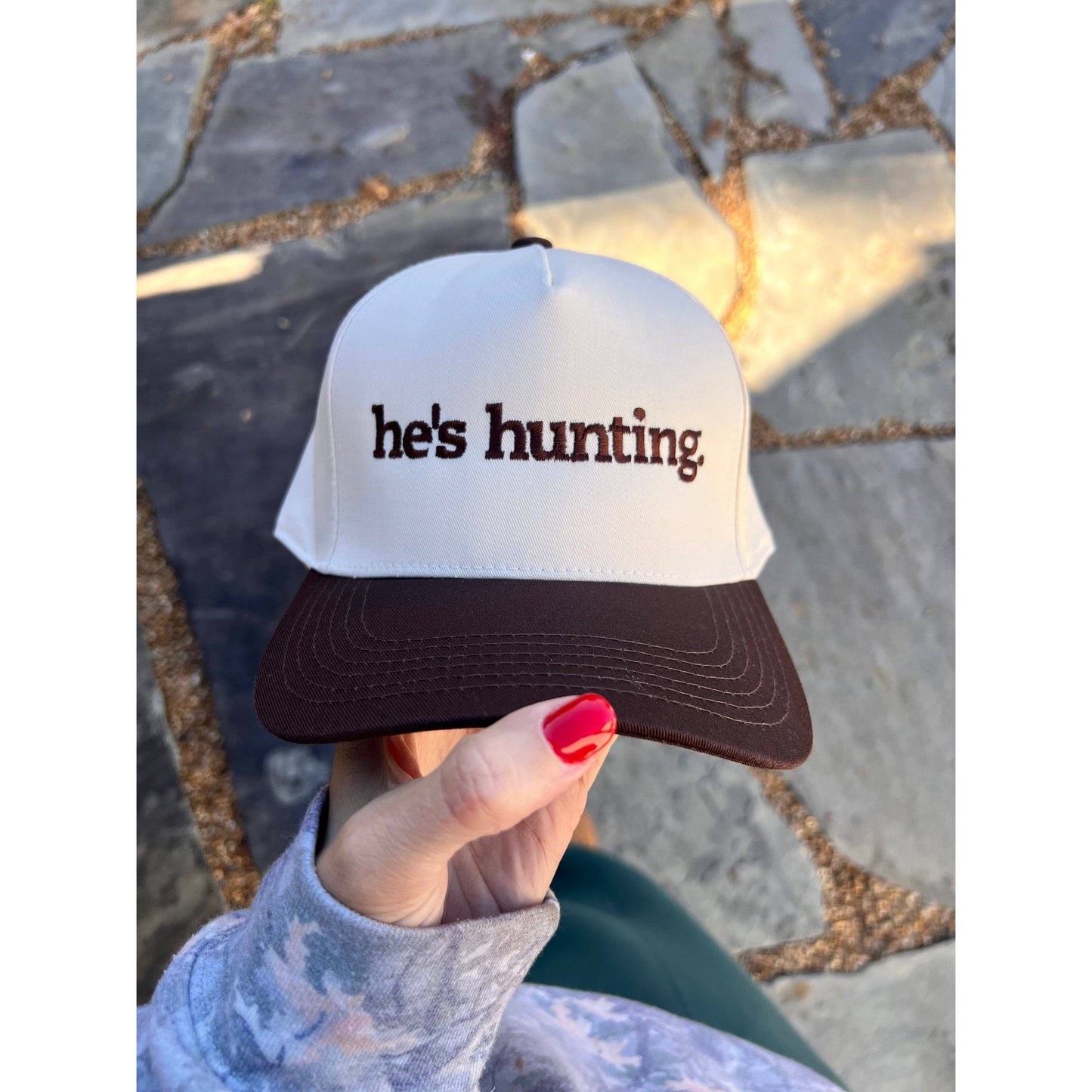 He’s Hunting - Brown/Natural