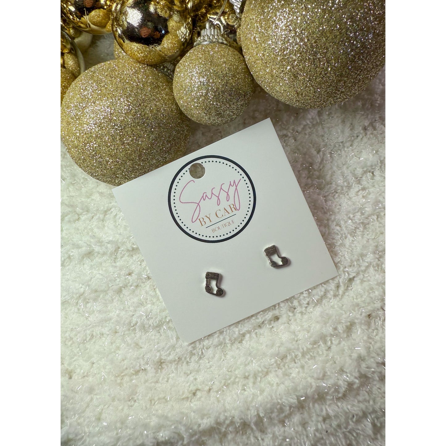 Silver Stocking Studs