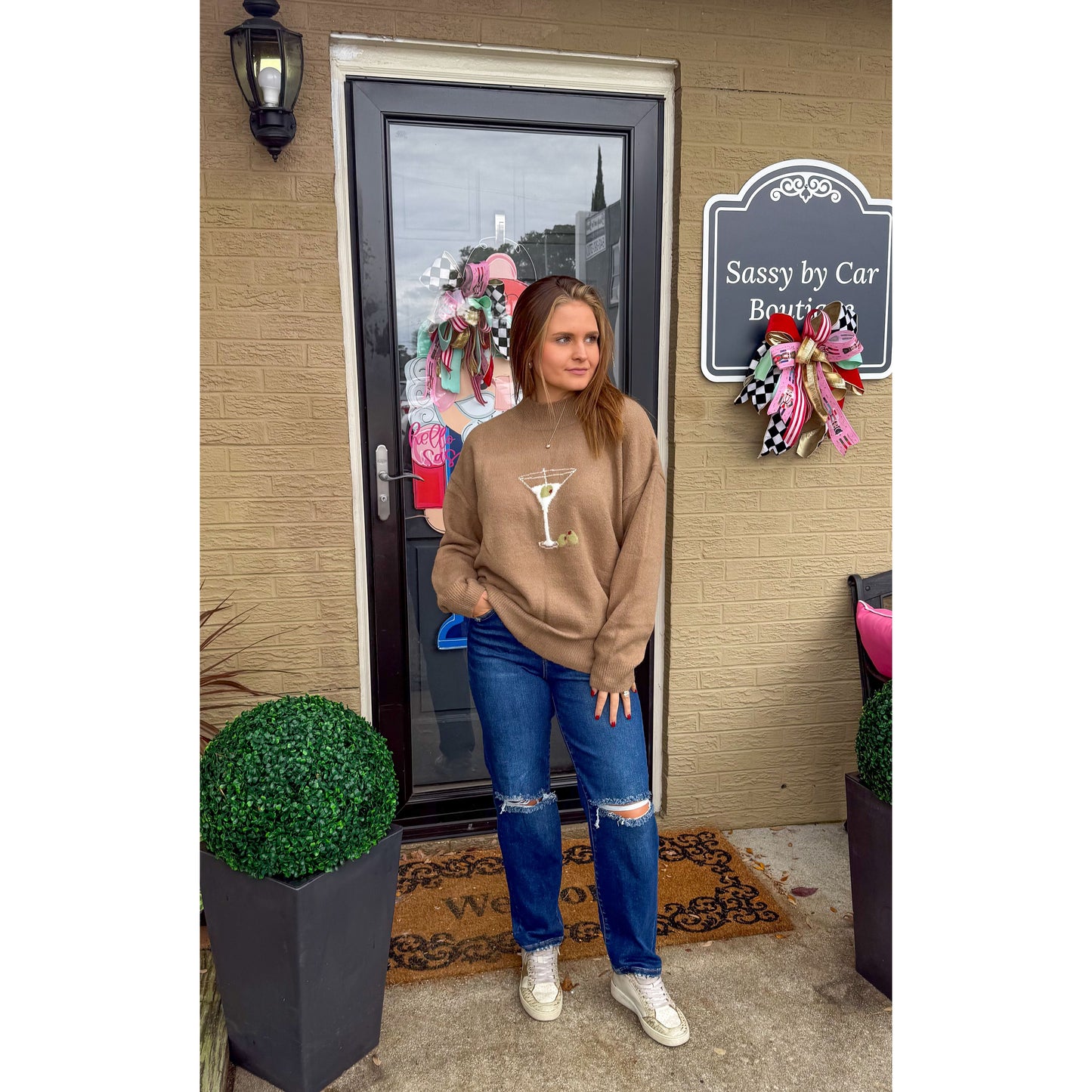 Martini Oversized Sweater, Mocha