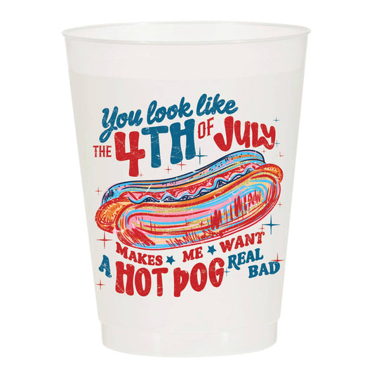 You Look Like the Fourth of July Frosted Cups - Patriotic