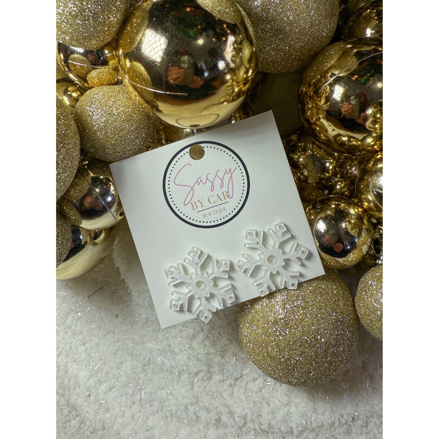 Snowflake Studs