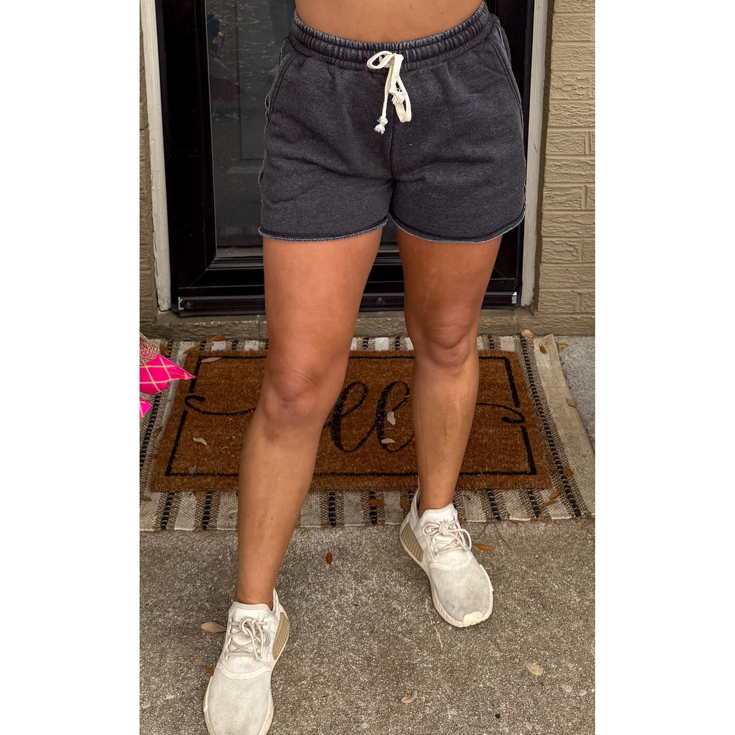 Isla Lounge Shorts, Charcoal