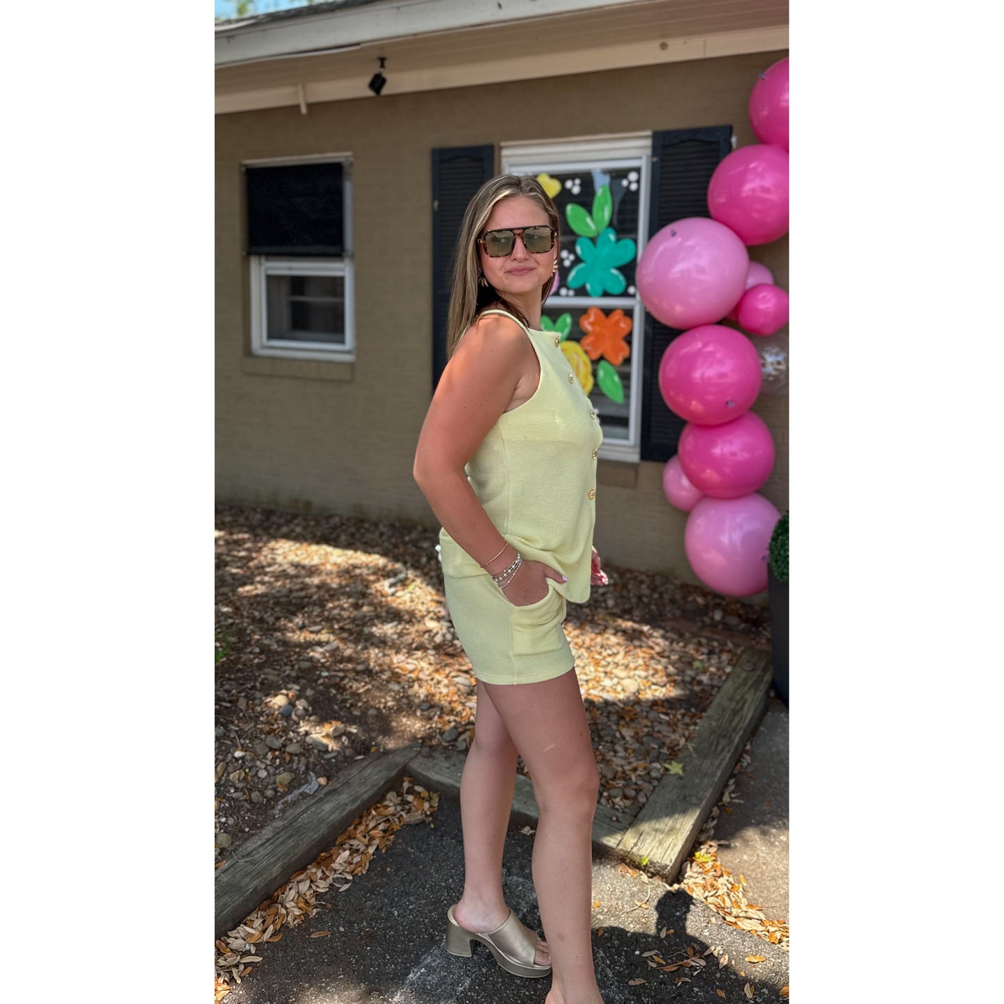 Kara Butter Yellow Set
