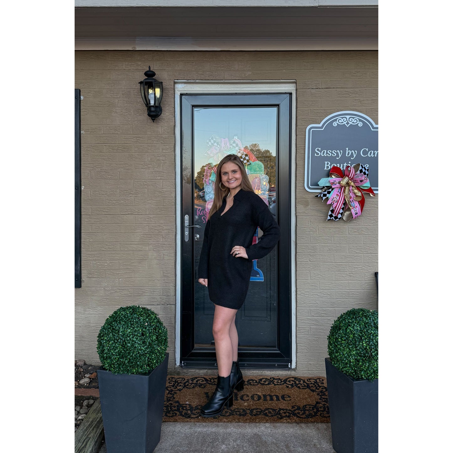 Danielle Mini Dress, Black