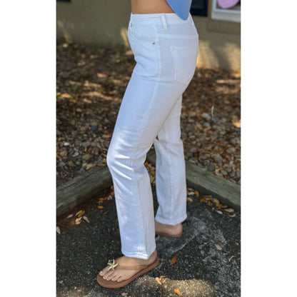 White Distressed Jeans