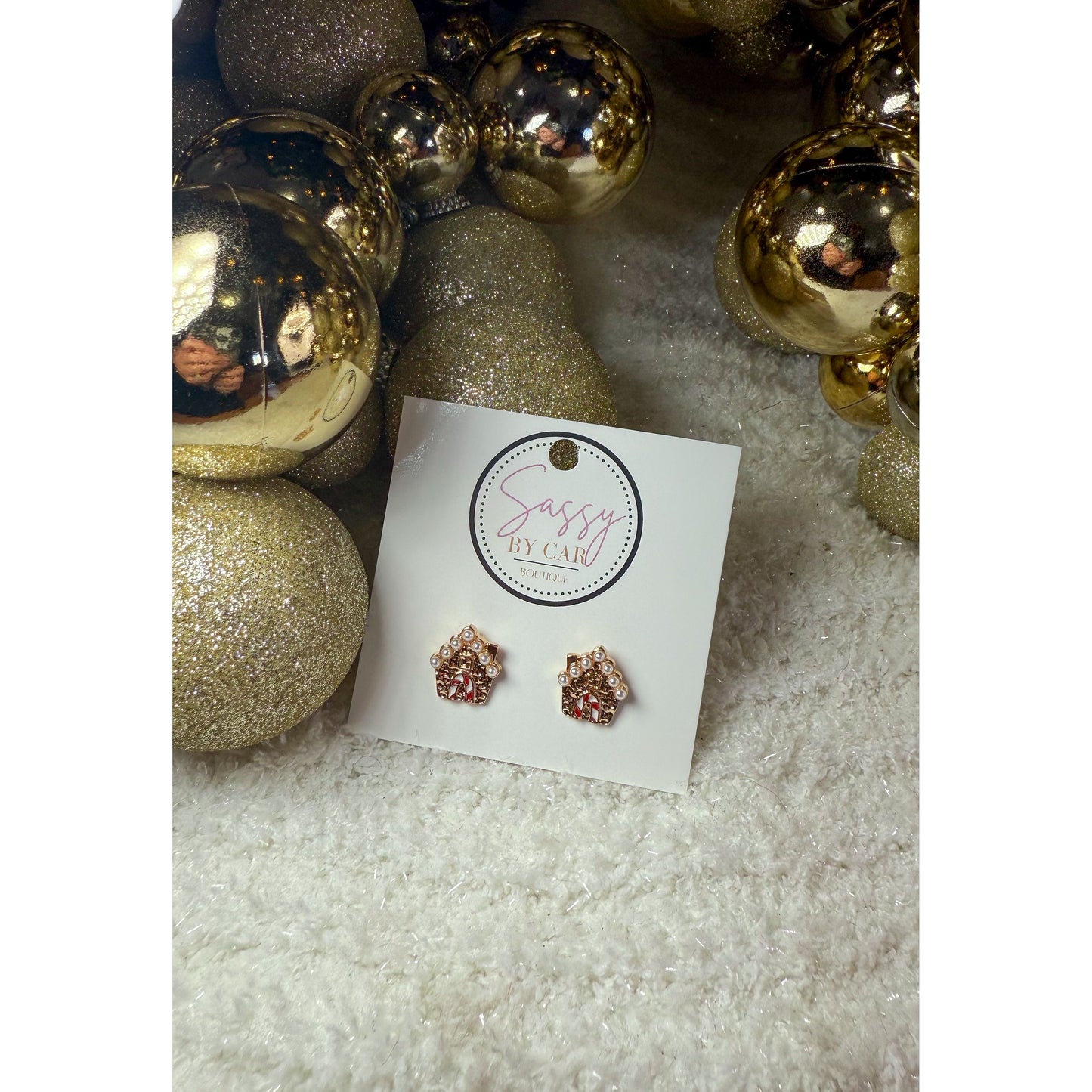 Gingerbread House Studs