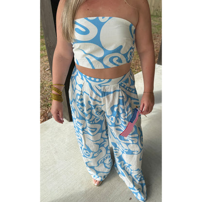 Summa Time Ready Set, Blue/Cream