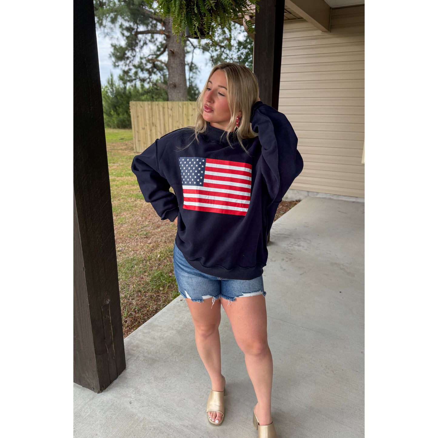 Reversible USA Sweatshirt