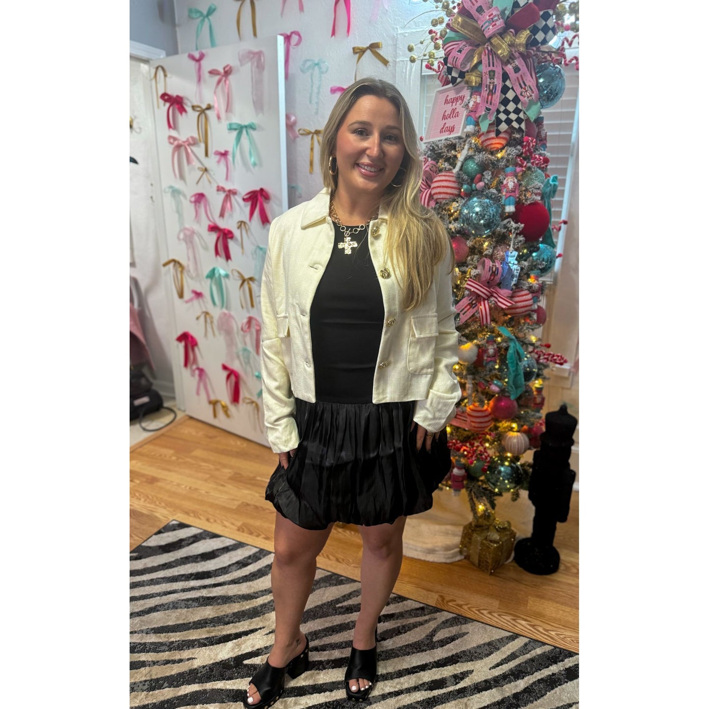 Sloane Jacket, Ivory