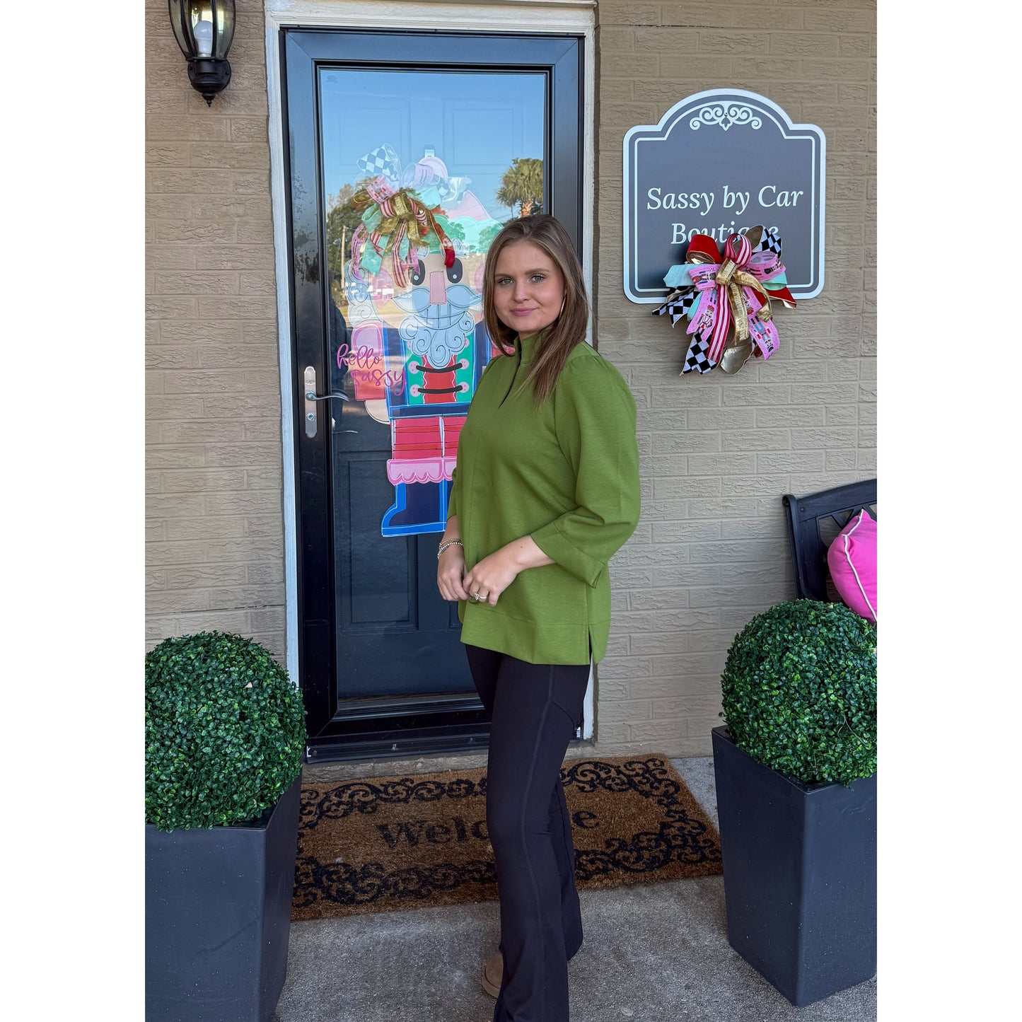 Sarah Top, Olive Green