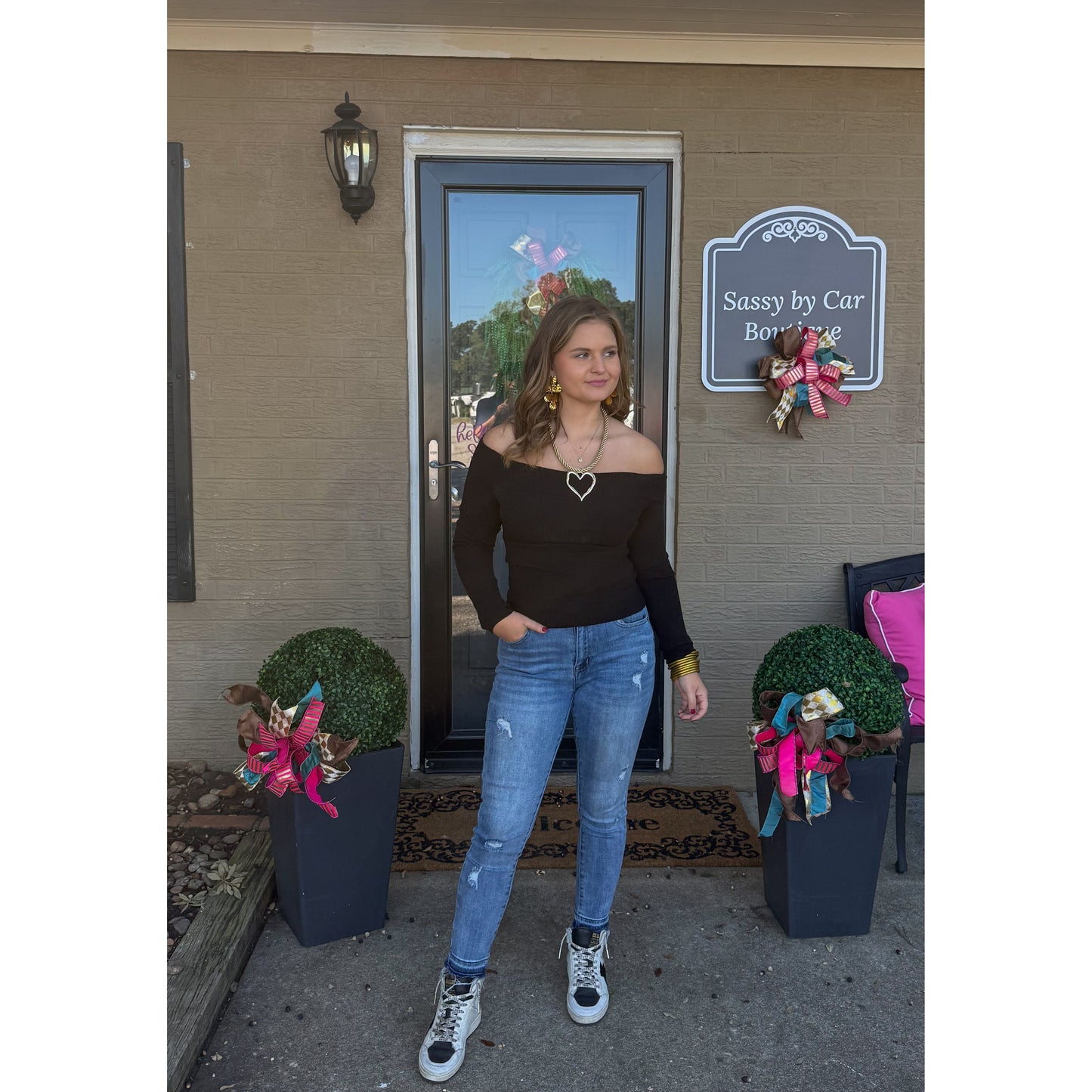 OTS Fitted Top, Black