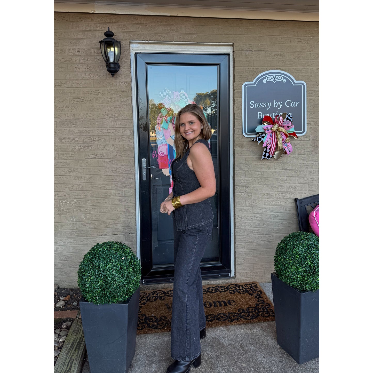 Ashe Button Down Denim Vest